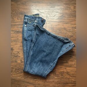 Wrangler Women's Flare Jeans in Deep Blue
